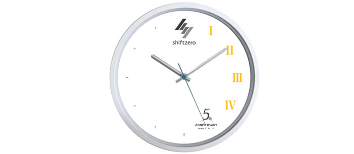 オリジナル掛け時計-ABS合成樹脂製